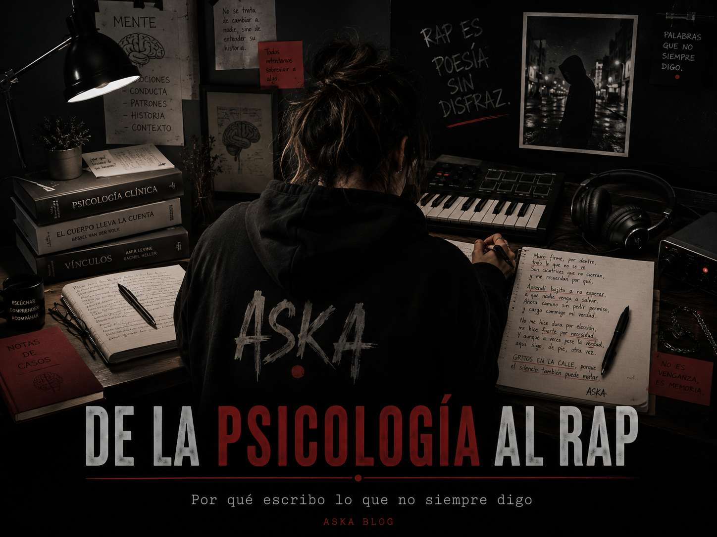 Portada de la entrada sobre la psicología detrás de las letras de ASKA